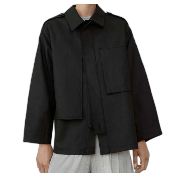 Cordera Black Utility Trench Jacket - Picture 1 of 10